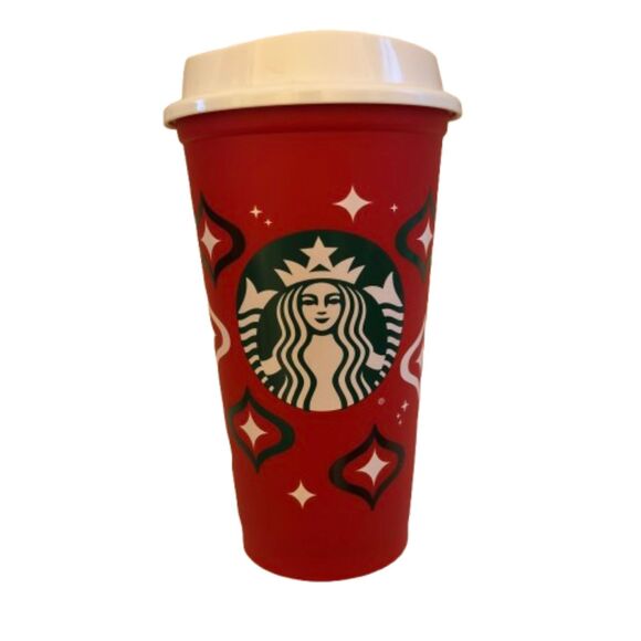 Starbucks Reusable 2013 Brand New 16 Oz. Plastic BPA Free Christmas Tumbler - Picture 1 of 5